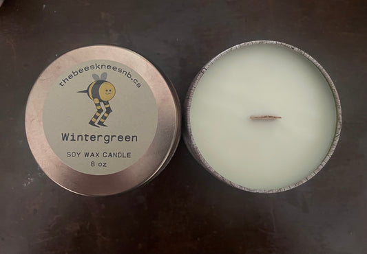 Wintergreen Soy Wax Candle