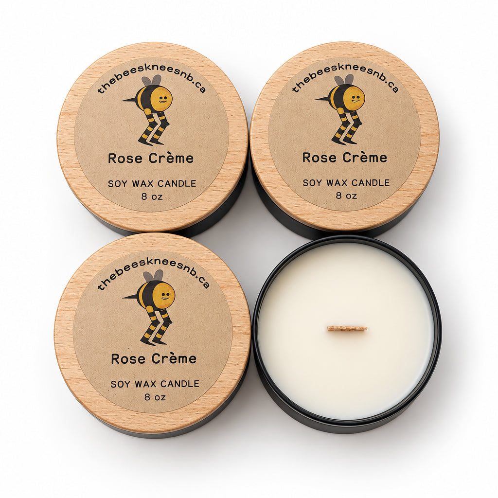 Rose Crème Soy Wax Candle