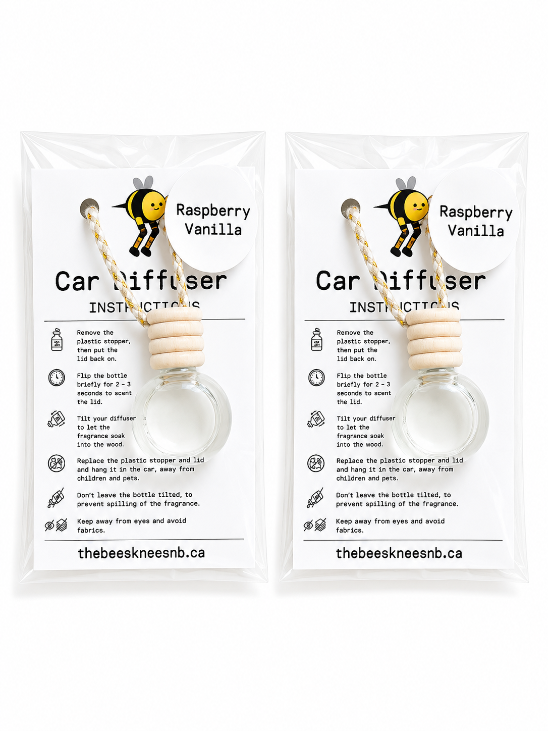 Raspberry Vanilla Car & Room Diffuser