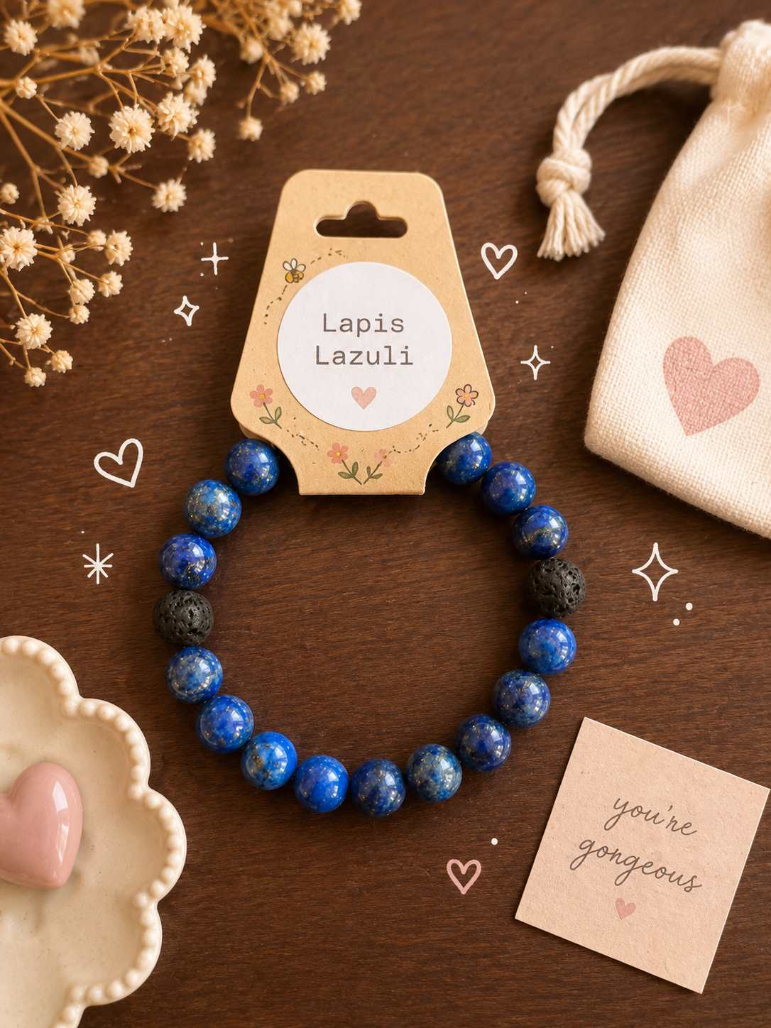 Lapis Lazuli Stone Bracelet