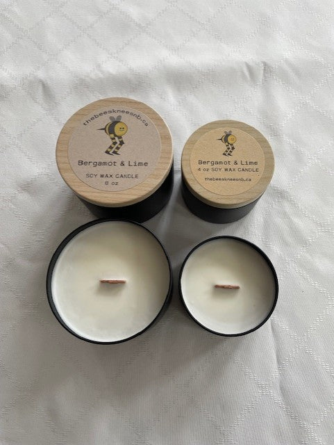 Bergamot & Lime Soy Wax Candle