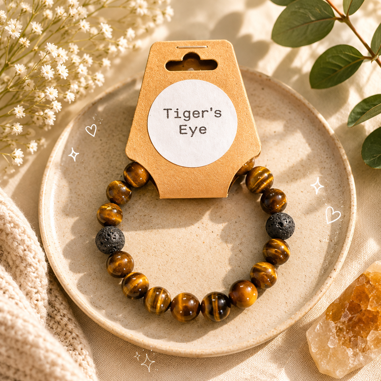 Tiger's Eye Stone Bracelet