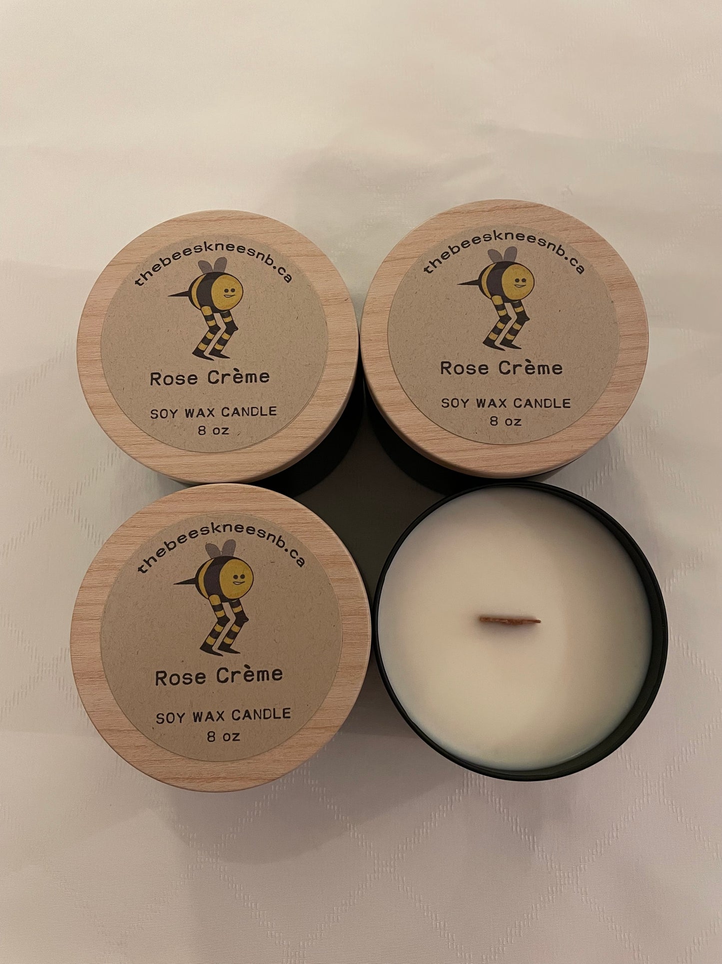 Rose Crème Soy Wax Candle