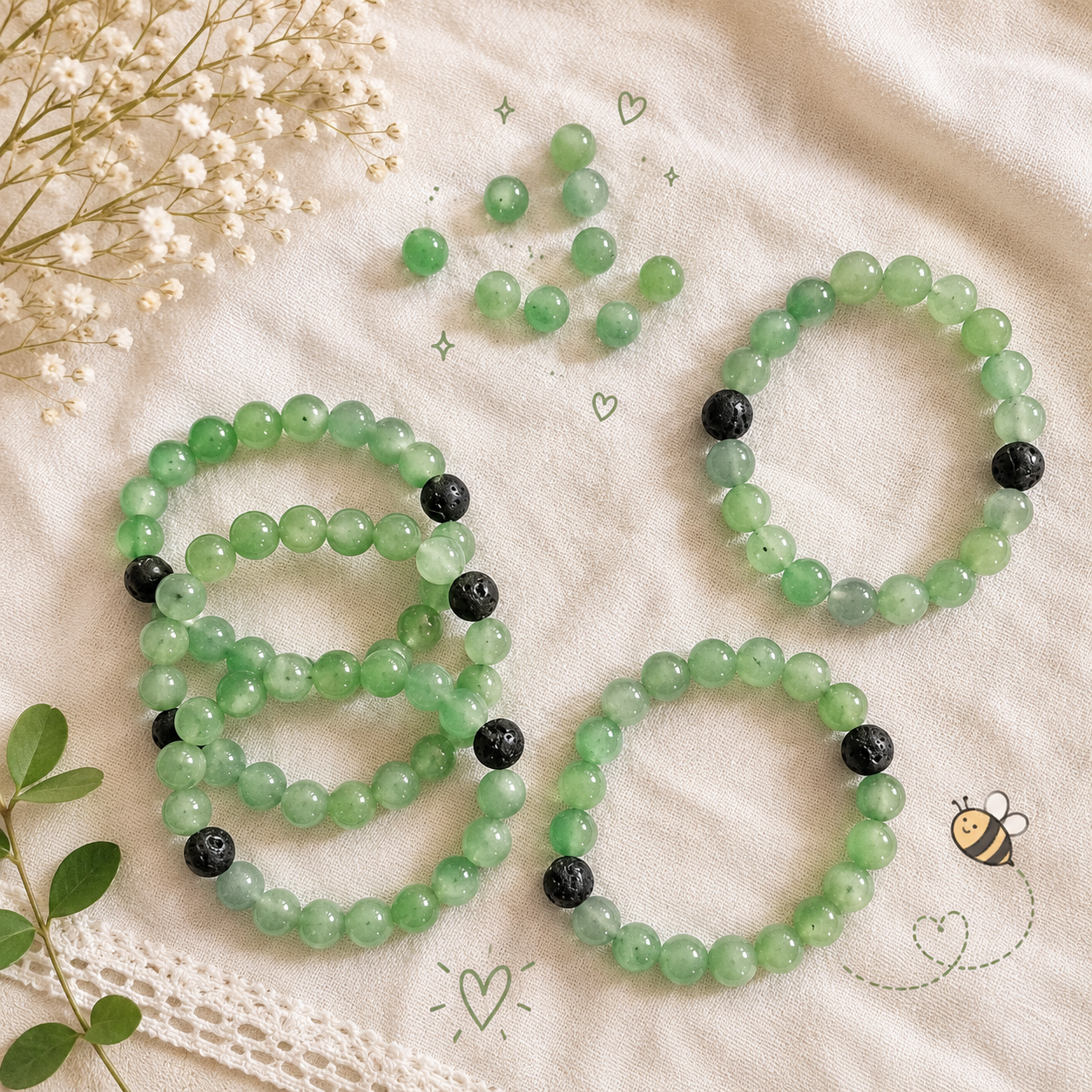 Green Aventurine Stone Bracelet