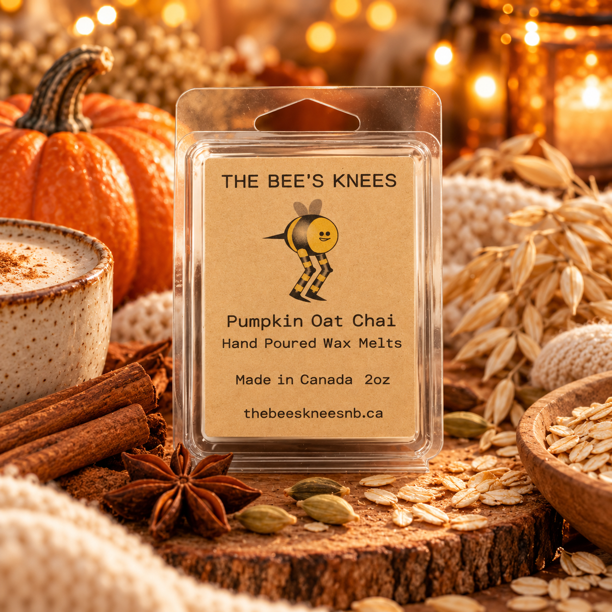 Pumpkin Oat Chai Wax Melts