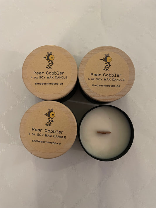 Pear Cobbler Soy Wax Candle