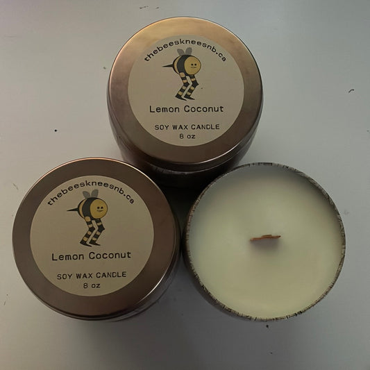 Lemon Coconut Soy Wax Candle