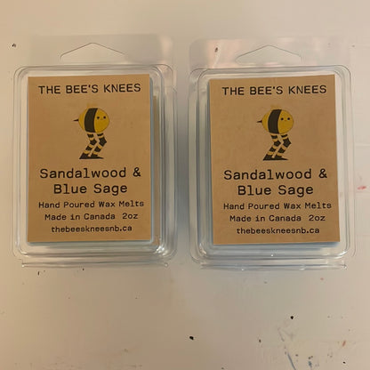 Sandalwood & Blue Sage Wax Melts