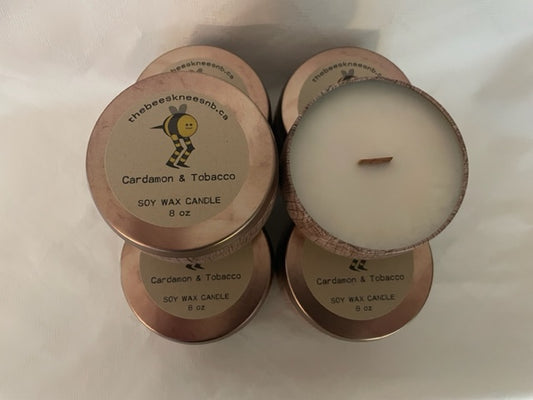 Cardamon & Tobacco Soy Wax Candle