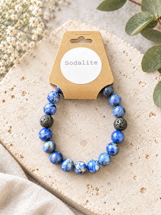 Sodalite Semi Precious Stone Bracelet