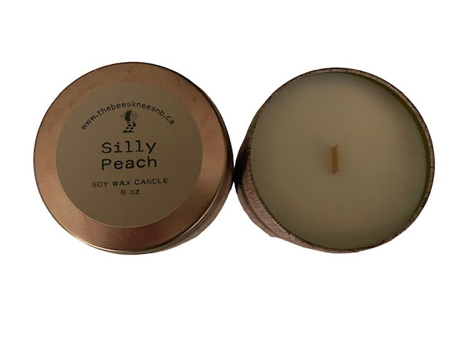 Silly Peach Soy Wax Candle