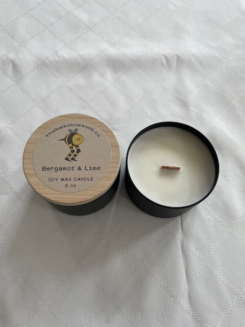 Bergamot & Lime Soy Wax Candle