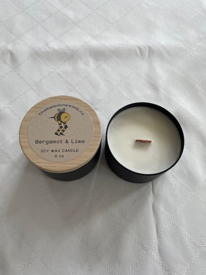 Bergamot & Lime Soy Wax Candle