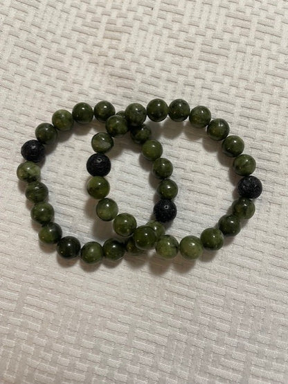 Canadian Jade Semi-Precious Stone Bracelet