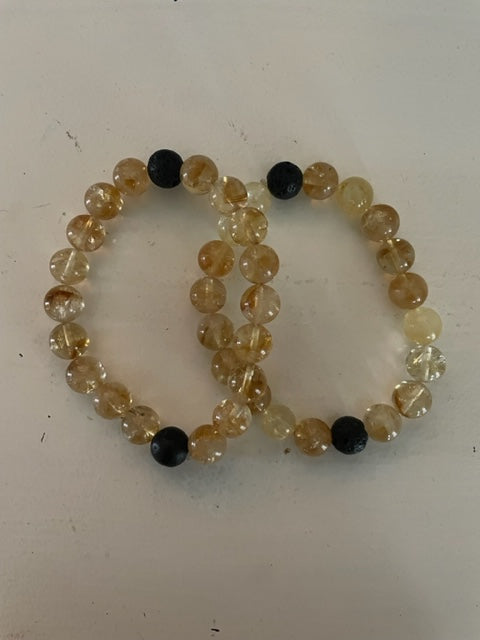 Citrine Semi-Precious Stone Bracelet