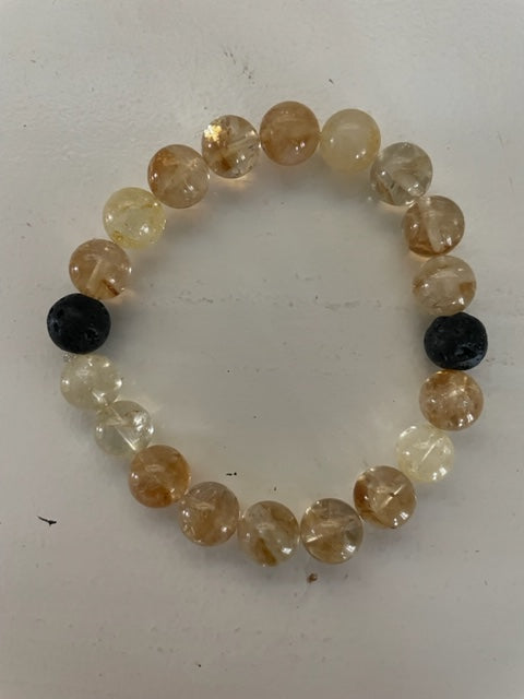 Citrine Semi-Precious Stone Bracelet