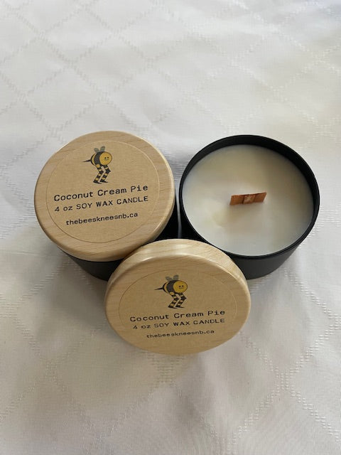 Coconut Cream Pie Soy Wax Candle
