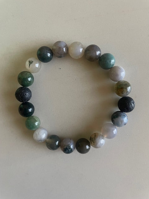 Fancy Jasper Semi Precious Stone Bracelet