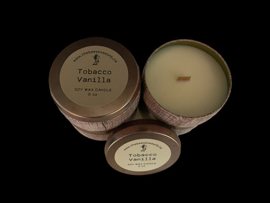 Tobacco and Vanilla Soy Wax Candle