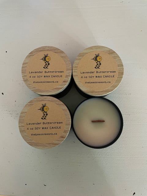 Lavender Buttercream Soy Wax Candle