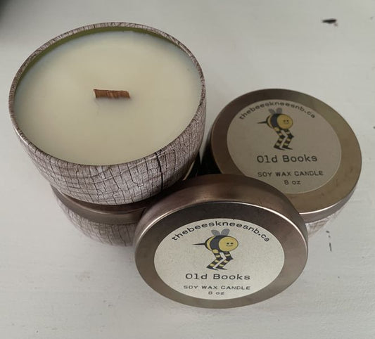 Old Books Soy Wax Candle