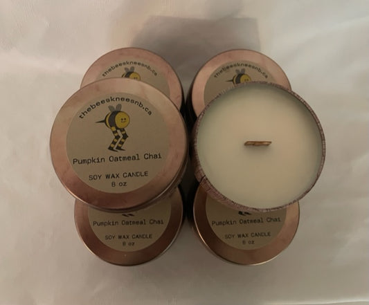 Pumpkin Oatmeal Chai Soy Wax Candle