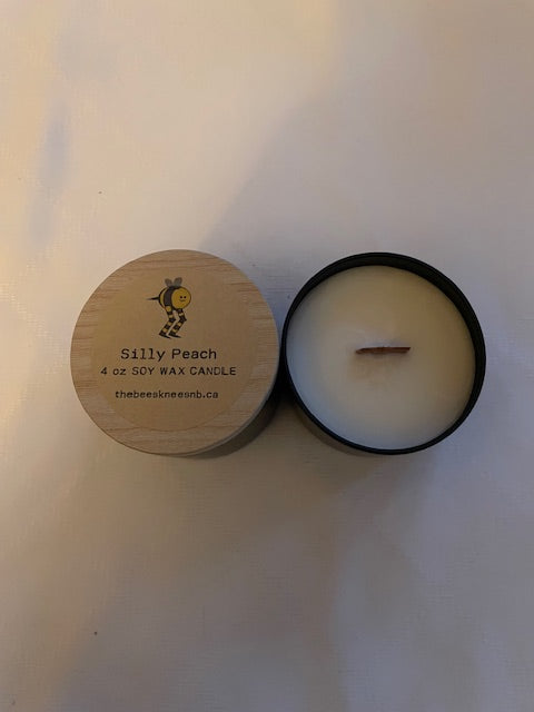 Silly Peach Soy Wax Candle